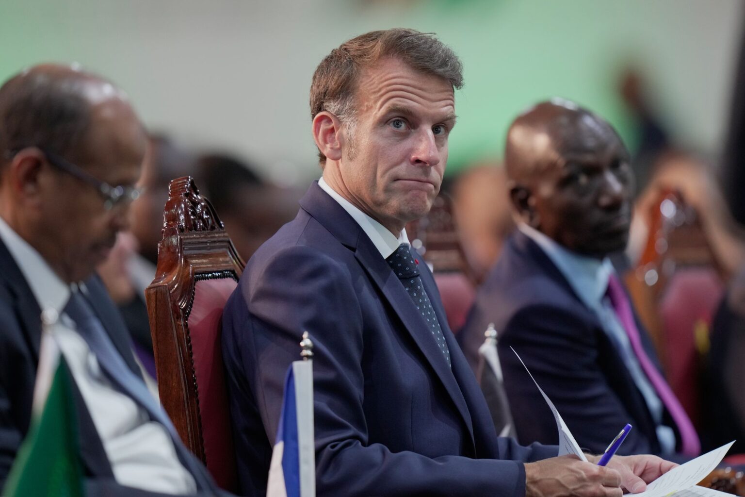 France's Macron unveils a $27 billion investment in Africa at a partnership summit in Kenya