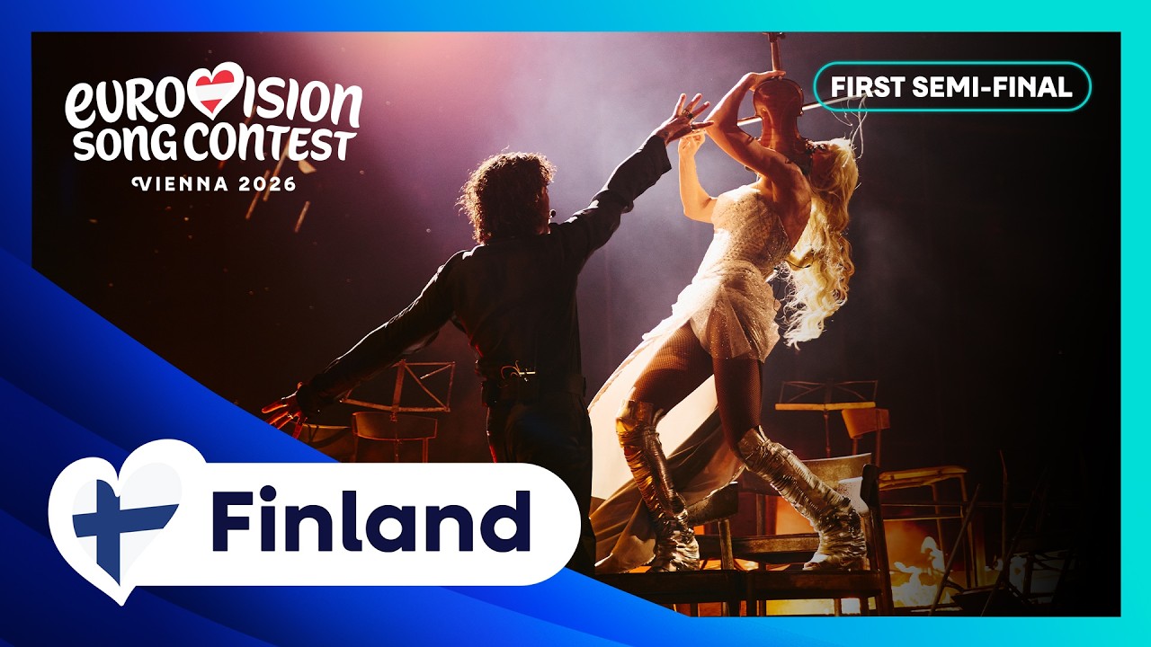 Linda Lampenius x Pete Parkkonen - Liekinheitin | Finland 🇫🇮 | First Semi-Final | Eurovision 2026 - YouTube
