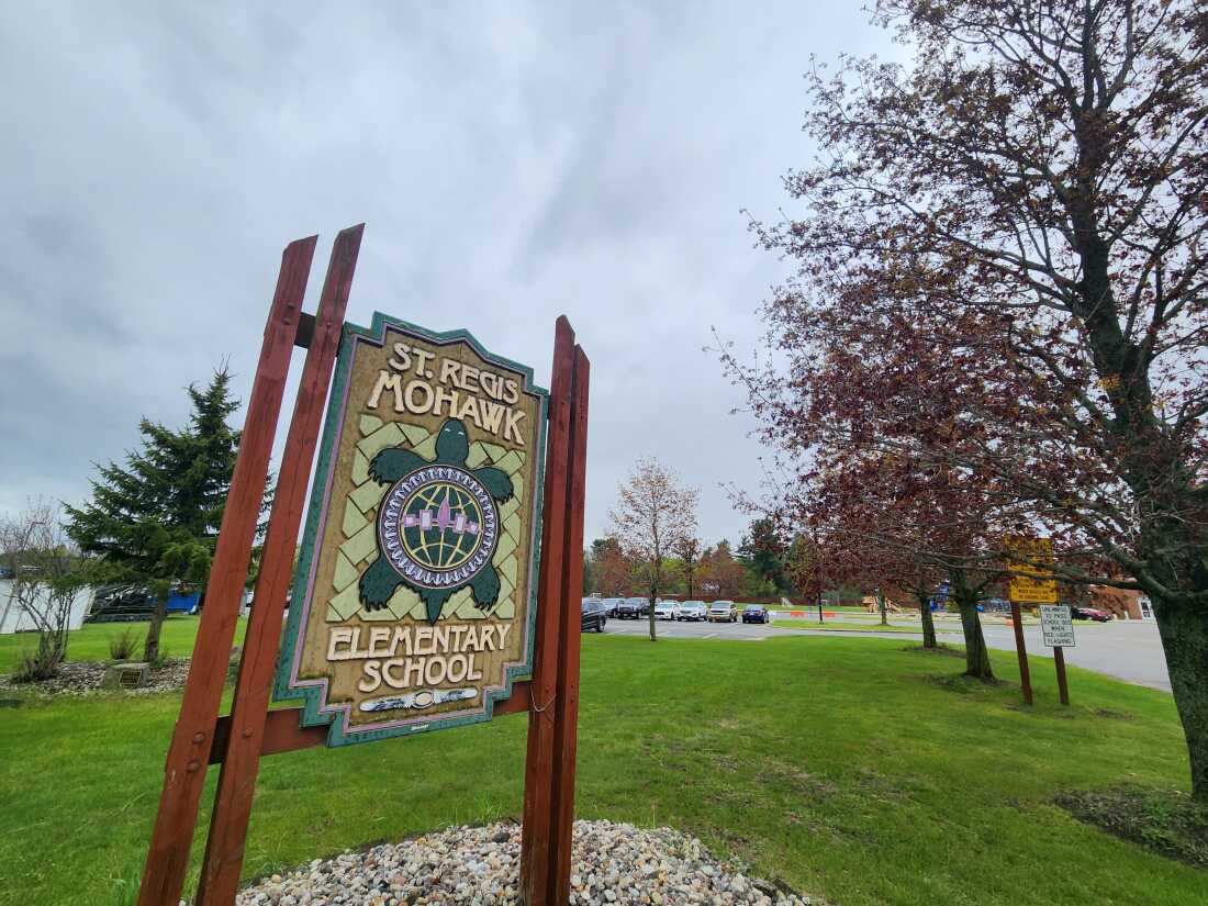 A New York state education department report found widespread violations of rules designed to protect elementary school children with disabilities at Salmon River Central School District, including this school on tribal land in Akwesasne, New York.