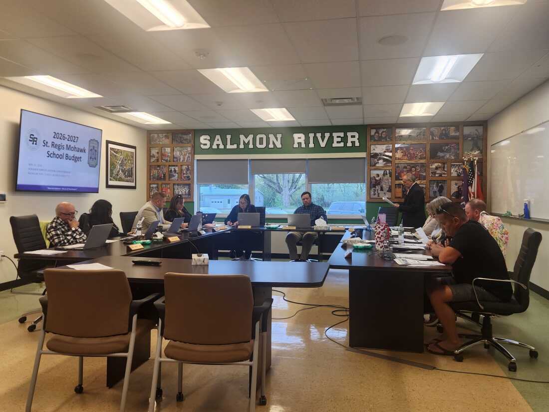 Member of the Salmon River Central School Board board of education had no comment on Wednesday after hearing details of a New York state education report that found widespread violations in the district's special education program.