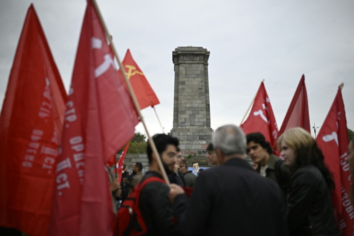 For decades, pro-Russian gatherings have been held at the imposing Monument to the Soviet Army in the heart of Sofia