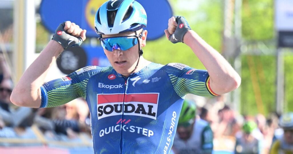 Tim Merlier sprinted to his third win in Hungary