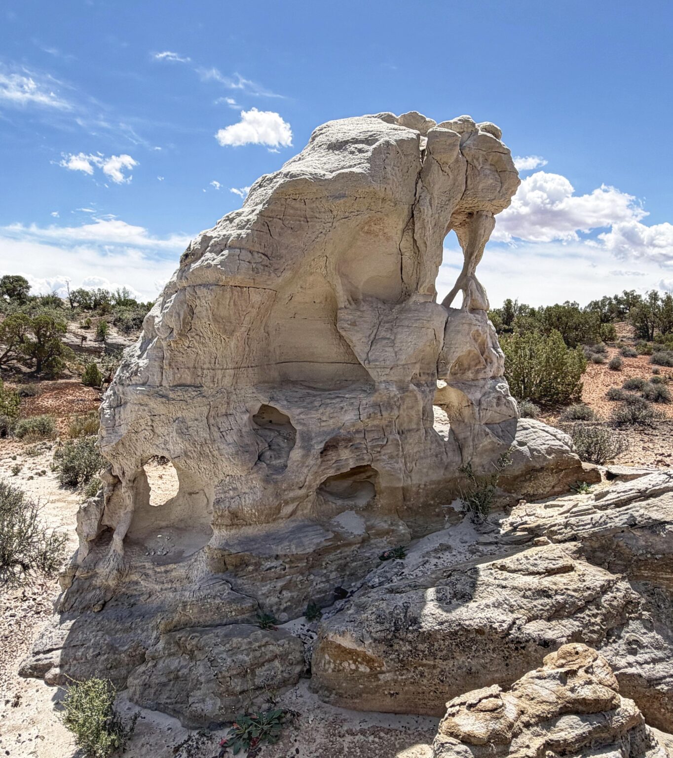 This eroded rock near Moab caught my eye.