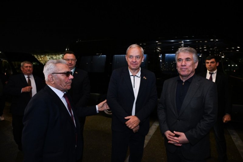 Belarus Assembly Chairman Igor Sergeyenko arrives in Baku for WUF13 Belarus Assembly Chairman Igor Sergeyenko arrives in Baku for WUF13