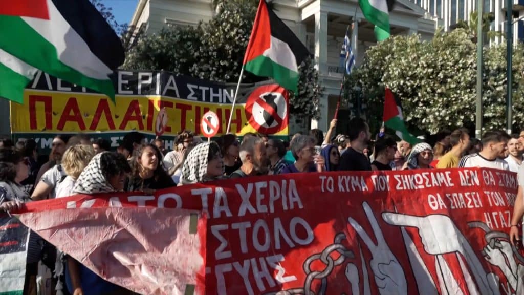 Greece Sees Protests Following Israeli Action on Gaza Aid Flotilla Greece Sees Protests Following Israeli Action on Gaza Aid Flotilla
