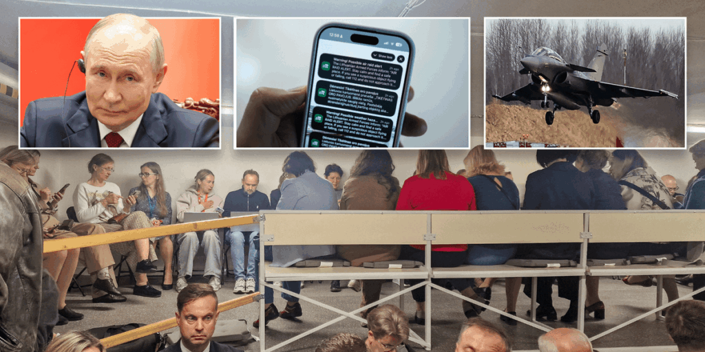 Emergency alert issued in Nato ally Lithuania while children are forced into bunkers as Russian drone sparks panic Emergency alert issued in Nato ally Lithuania while children are forced into bunkers as Russian drone sparks panic