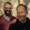 Aziz Abu Sarah and Maoz Inon pose for portraits in Jaffa, Israel on January 11, 2026. Inon and Sarah have written a book together called ‘The Future Is Peace - A Shared Journey Across the Holy Land’ which comes out April 14th, 2026.