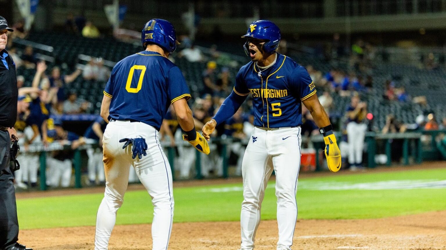 West Virginia Advances to Big 12 Tournament Final With Victory Over Arizona State University of Kansas Logo