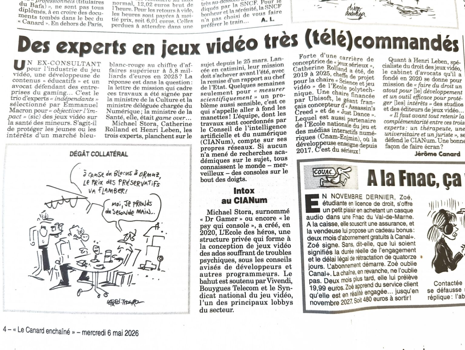 The chained duck: Experts in highly (TV)-commissioned video games
