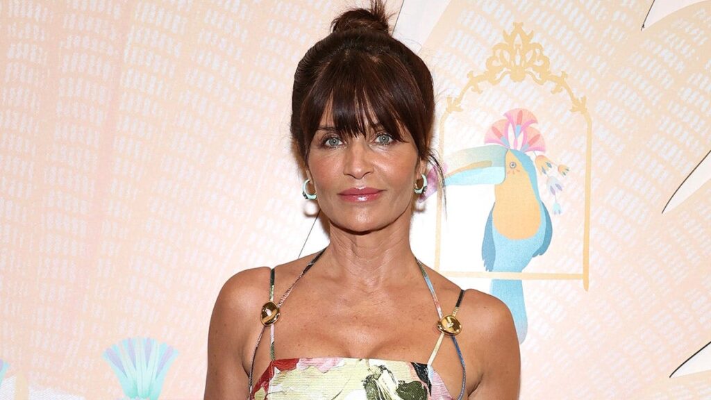 Helena Christensen stuns in one-piece swimsuit during France trip Helena Christensen stuns in one-piece swimsuit during France trip