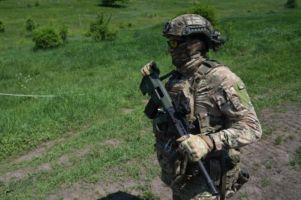 Military activity continues in Ukraine’s Sumy Oblast, located approximately 20 kilometers from the Russian border, on May 23, 2026. (AA Photo)