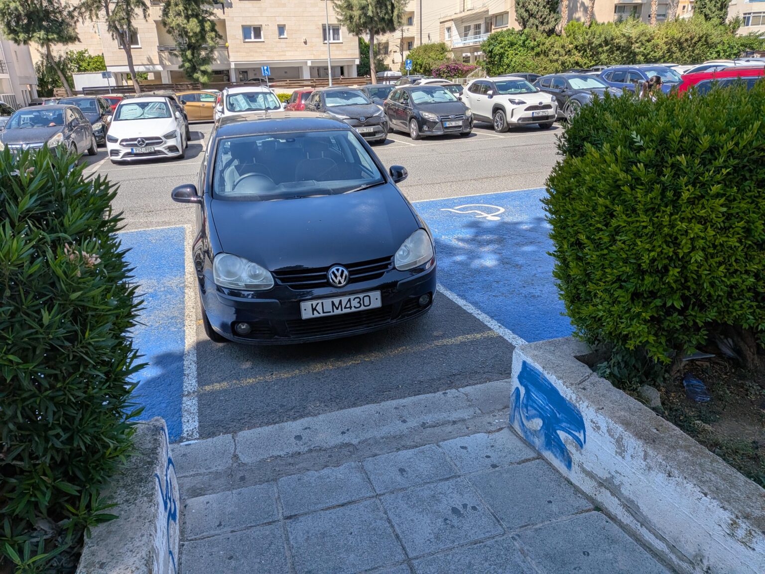 What handicapped spot?