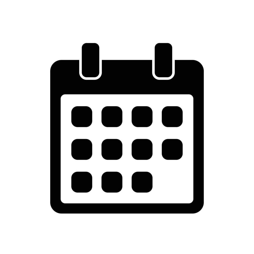 calendario. vector de icono de calendario. icono de calendario signo ...