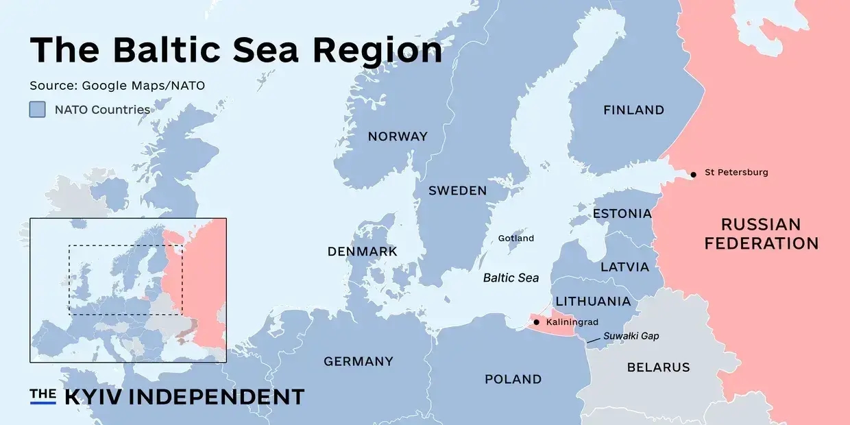 A map of the Baltic Sea Region