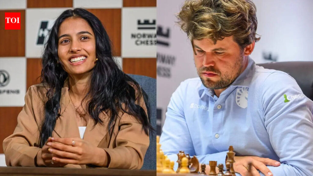Norway Chess: Divya Deshmukh stuns world champion Ju Wenjun in Armageddon; Magnus Carlsen handed shock defeat | Chess News Norway Chess: Divya Deshmukh stuns world champion Ju Wenjun in Armageddon; Magnus Carlsen handed shock defeat | Chess News