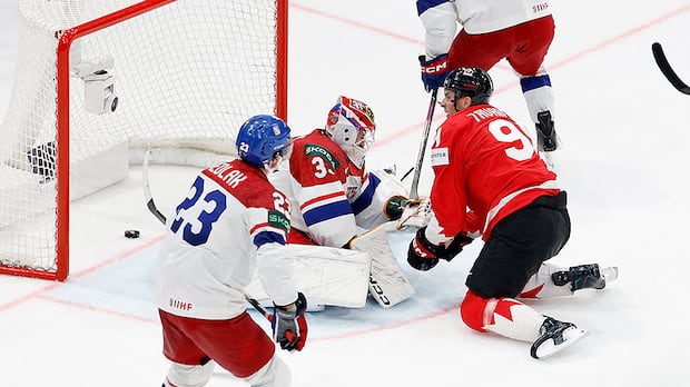 Canadian men to battle defending champions U.S. in world hockey quarterfinals