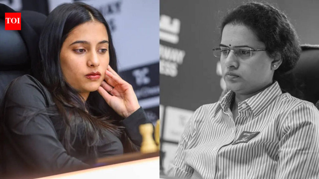 Divya Deshmukh: Norway Chess: Divya Deshmukh pips India No. 1 Koneru Humpy in Armageddon; no joy for Gukesh, Praggnanandhaa | Chess News Divya Deshmukh: Norway Chess: Divya Deshmukh pips India No. 1 Koneru Humpy in Armageddon; no joy for Gukesh, Praggnanandhaa | Chess News