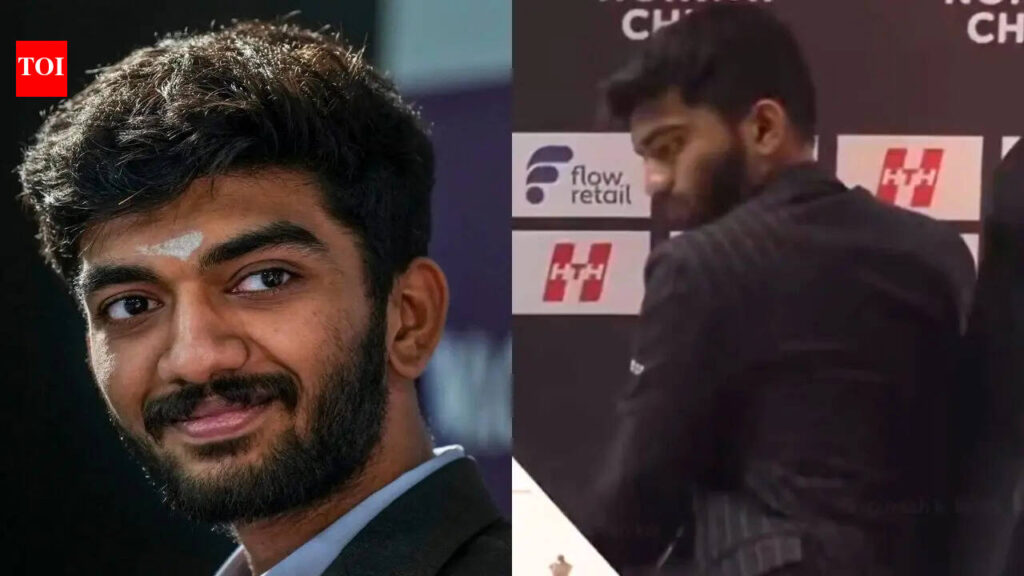 Watch: World champion D Gukesh fails to open water bottle at Norway Chess, puts it back after epic struggle | Chess News Watch: World champion D Gukesh fails to open water bottle at Norway Chess, puts it back after epic struggle | Chess News