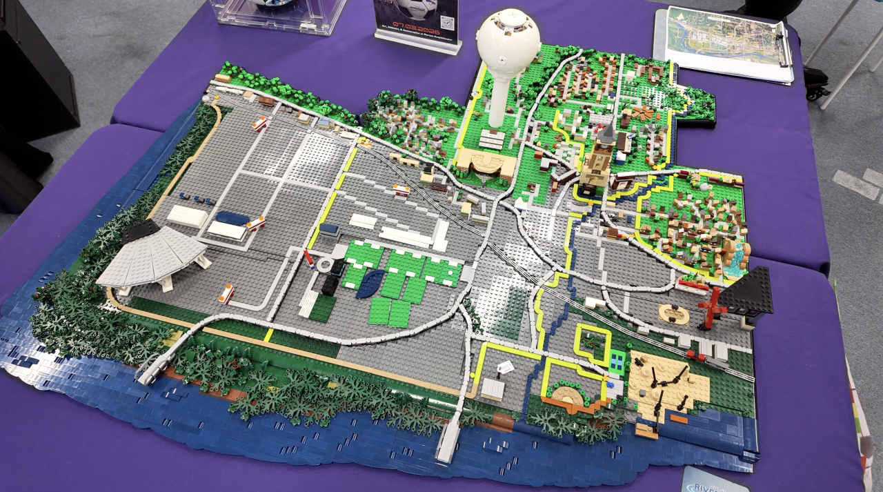 Lego map of Riverside, MO