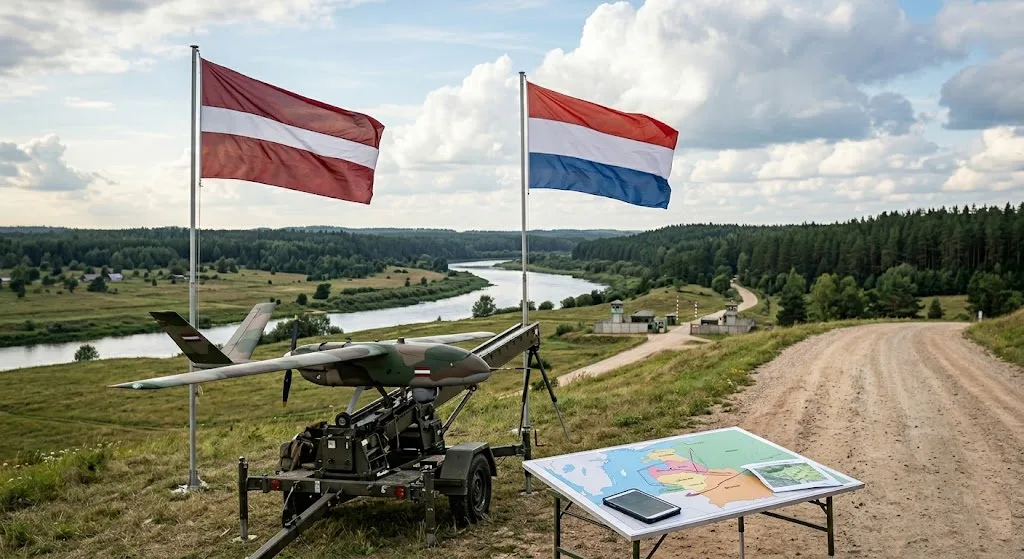 Latvia and the Netherlands agree on drone testing near the borders of Russia and Belarus