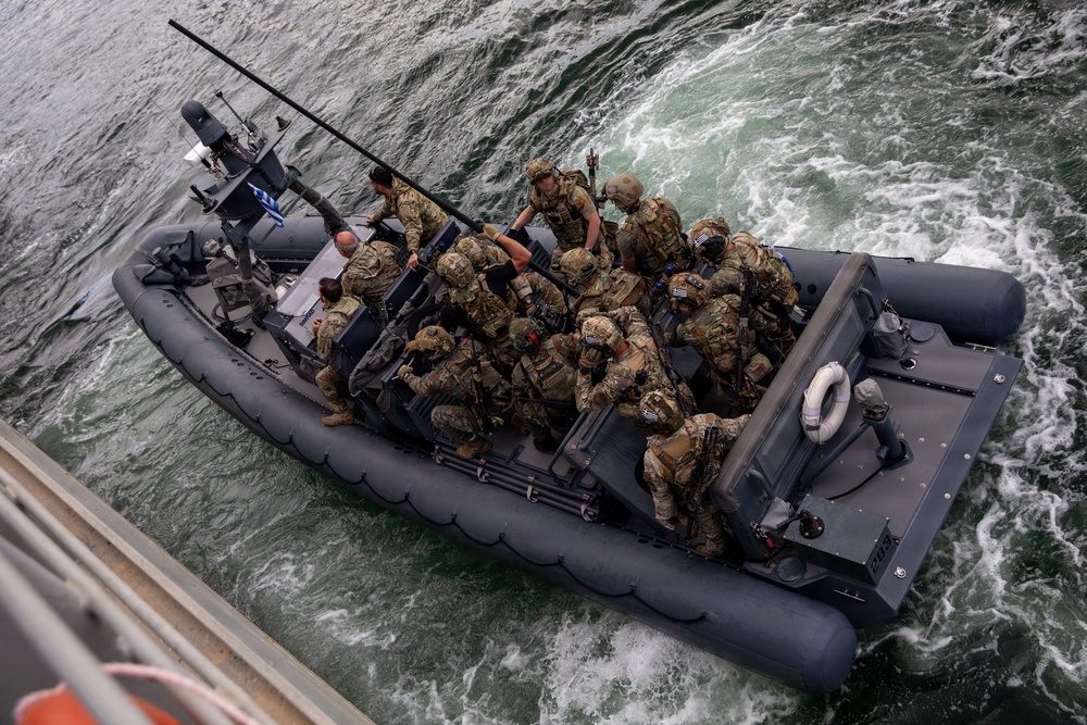 NATO special operations teams visit, board, search and seizure