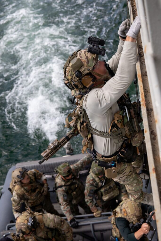 NATO special operations teams visit, board, search and seizure