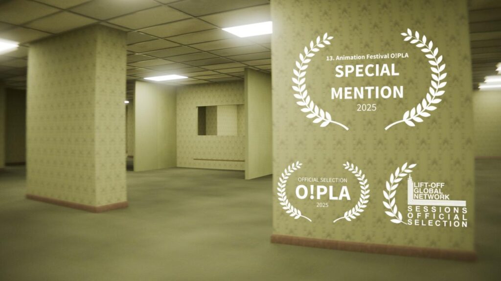 My animated film "The Backrooms - Tape 1" received a special distinction at the Polish Animation Festival