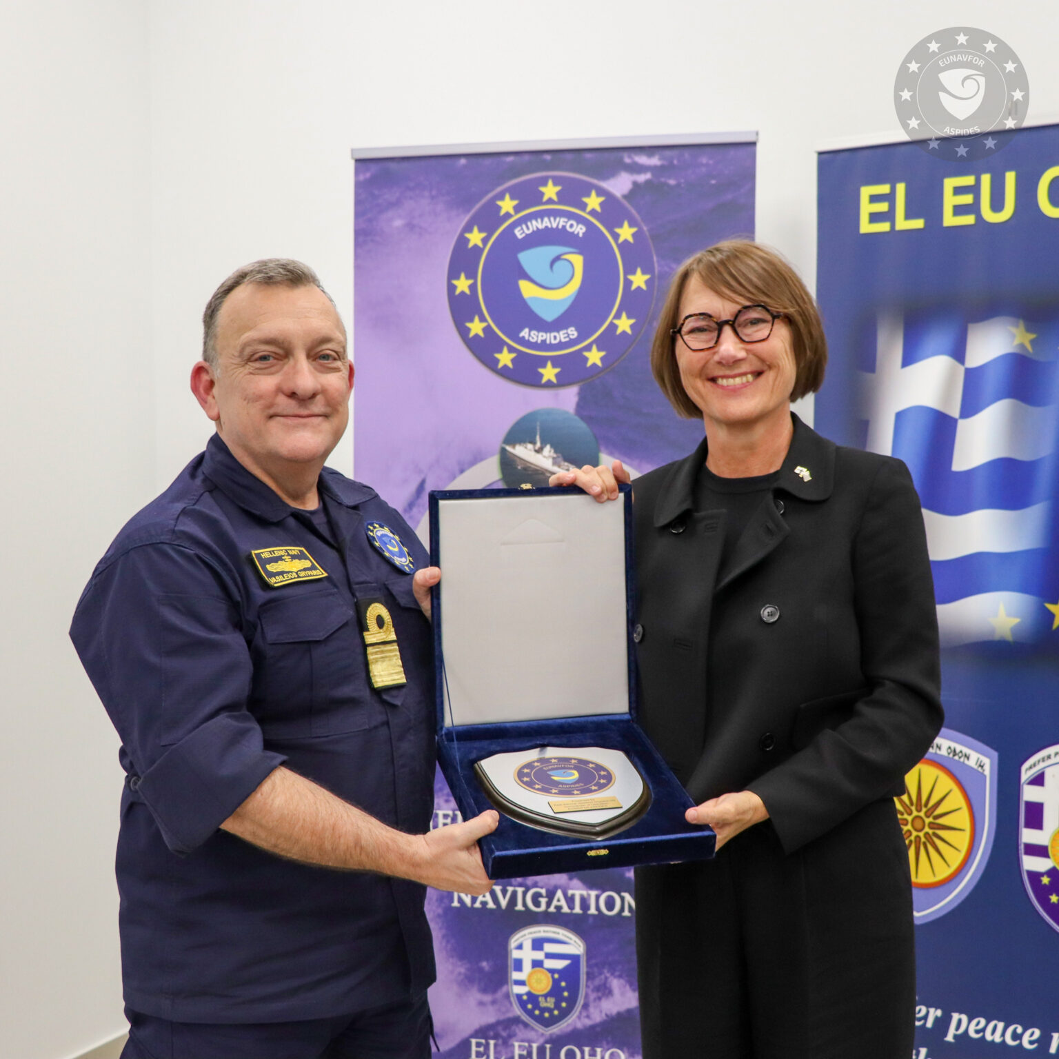 EUNAVFOR ASPIDES: Visit of the Ambassador of Finland to OHQ