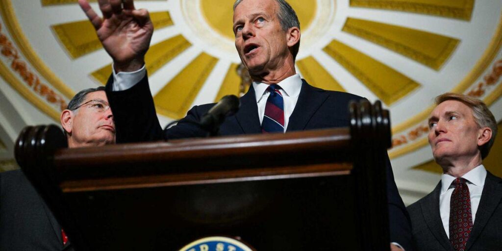 'Complete disaster' as Senate Republicans fear party 'melting down before our eyes'