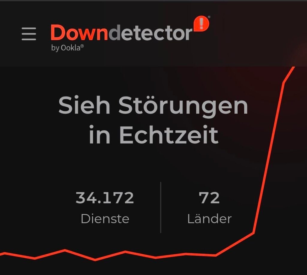 German Internet partly dead?