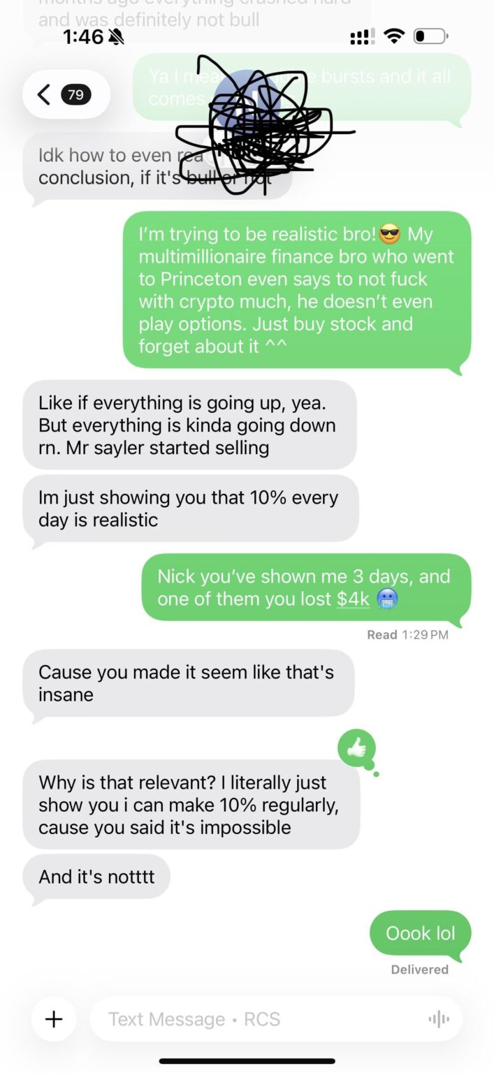 Friend claims 10% everyday is realistic Friend claims 10% everyday is realistic
