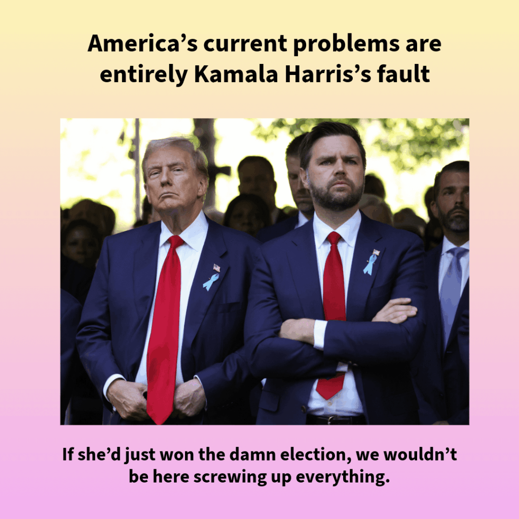 Another way to deflect blame to the Democrats