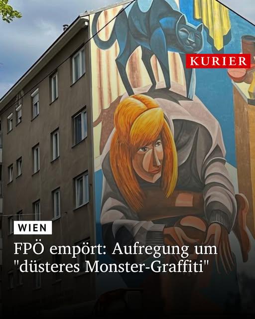FPÖ outraged: excitement about “dark monster graffiti” in Vienna