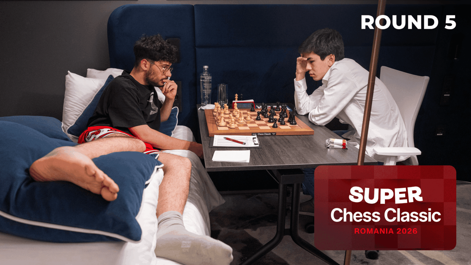 Super Chess Classic 2026 R5: Firouzja Pulls Off Great Escape From Bed Super Chess Classic 2026 R5: Firouzja Pulls Off Great Escape From Bed