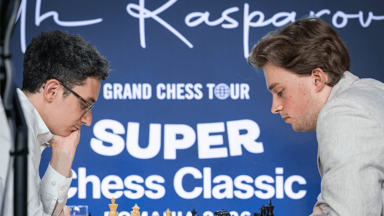 Super Chess Classic 2026 R8: Caruana, Keymer Lead Ahead Of Final Day As Van Foreest, Giri Falter Super Chess Classic 2026 R8: Caruana, Keymer Lead Ahead Of Final Day As Van Foreest, Giri Falter