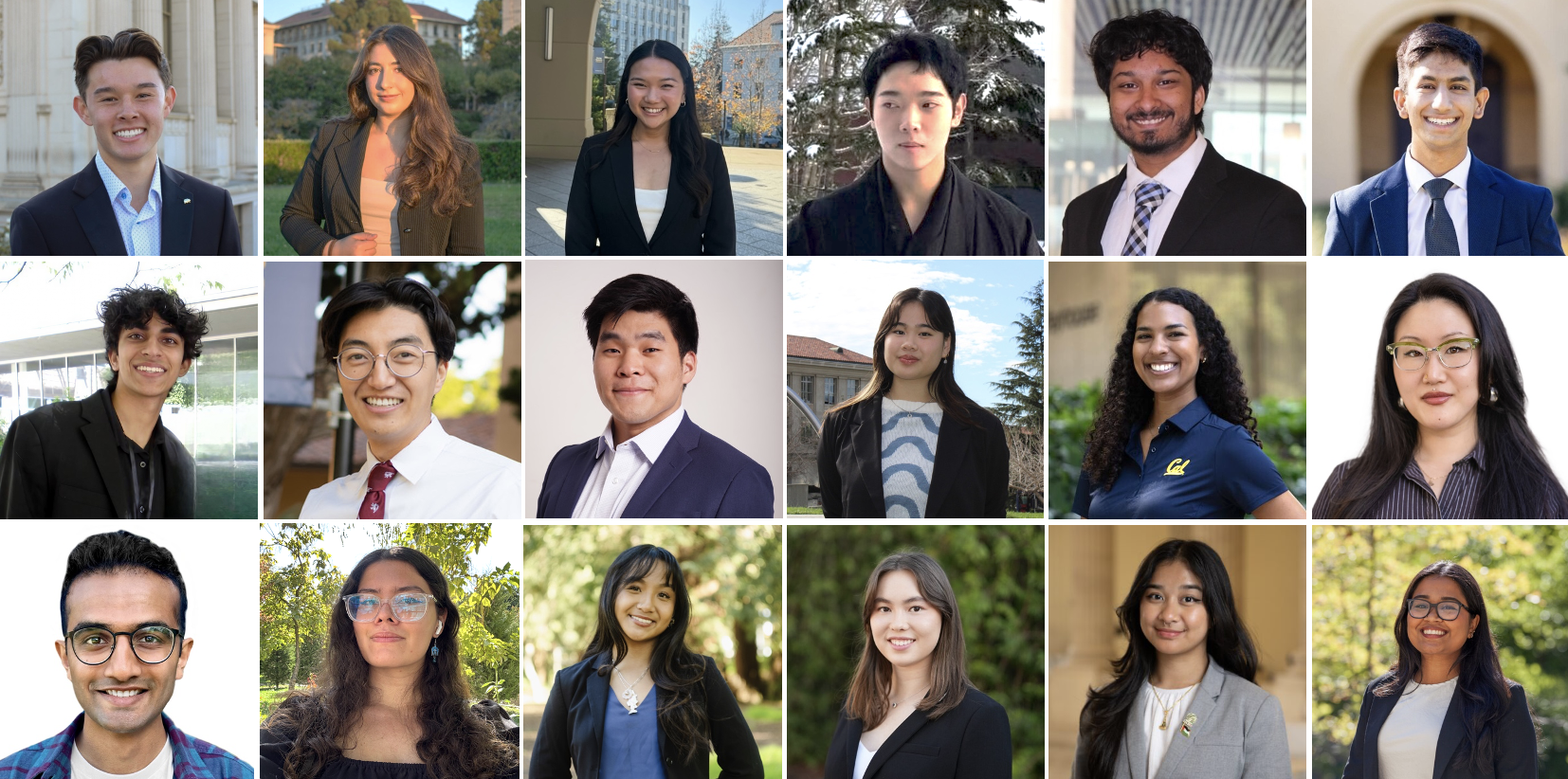 Composite of 18 headshots