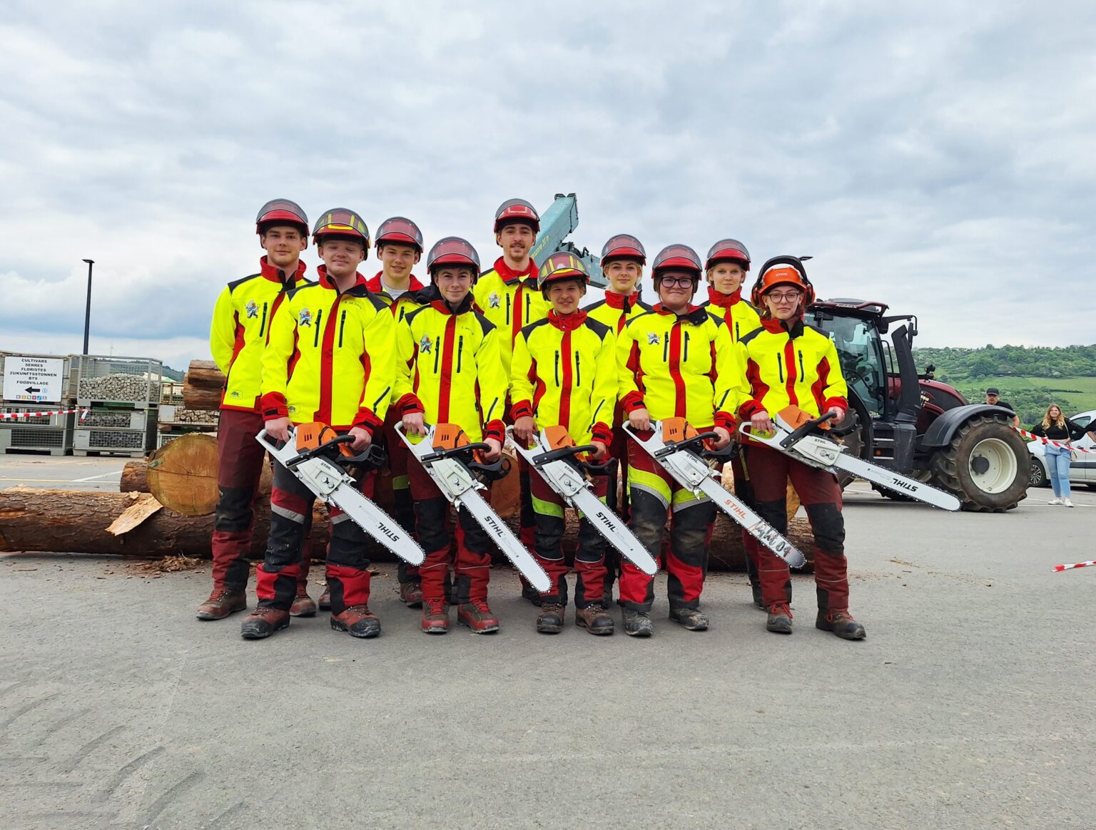 Chainsaw disciplines: Luxembourg women win silver and bronze at European forestry championship Chainsaw disciplines: Luxembourg women win silver and bronze at European forestry championship