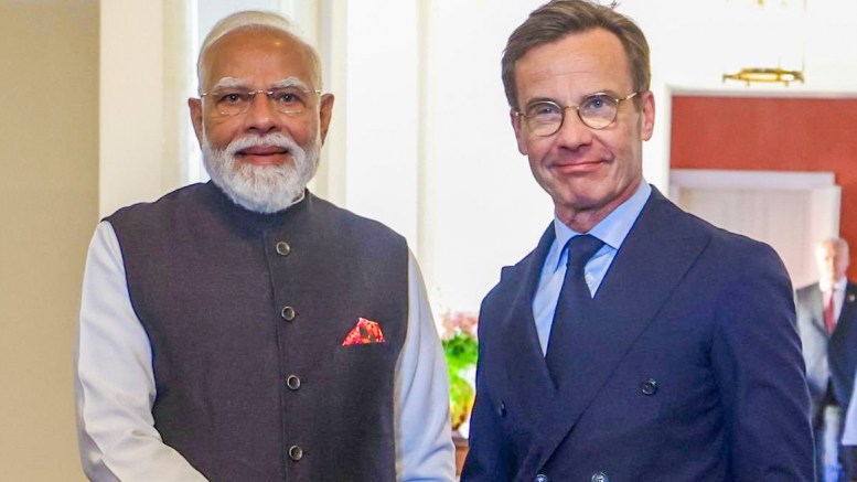India, Sweden to continue fight against terrorism and its backers: PM Modi India, Sweden to continue fight against terrorism and its backers: PM Modi