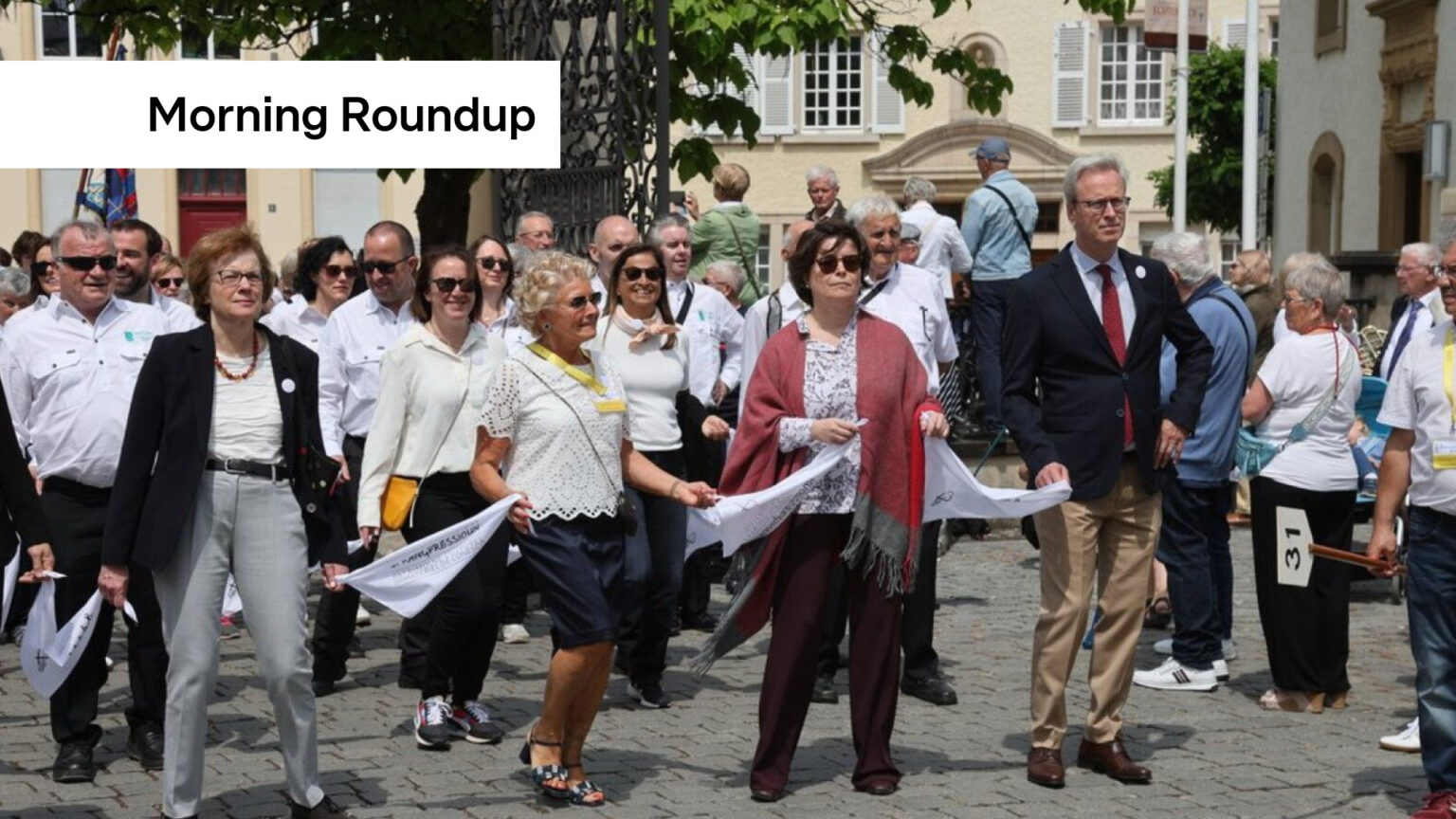 Morning Roundup: Echternach hopping procession, Pope issues AI warning, and heat alert for Luxembourg Morning Roundup: Echternach hopping procession, Pope issues AI warning, and heat alert for Luxembourg