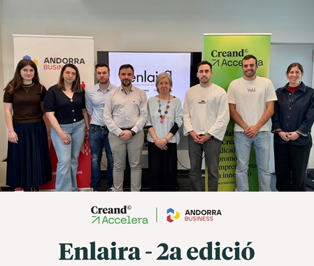Five Andorran startups in the second edition of Enlaira, the acceleration programme by Creand and Andorra Business Five Andorran startups in the second edition of Enlaira, the acceleration programme by Creand and Andorra Business