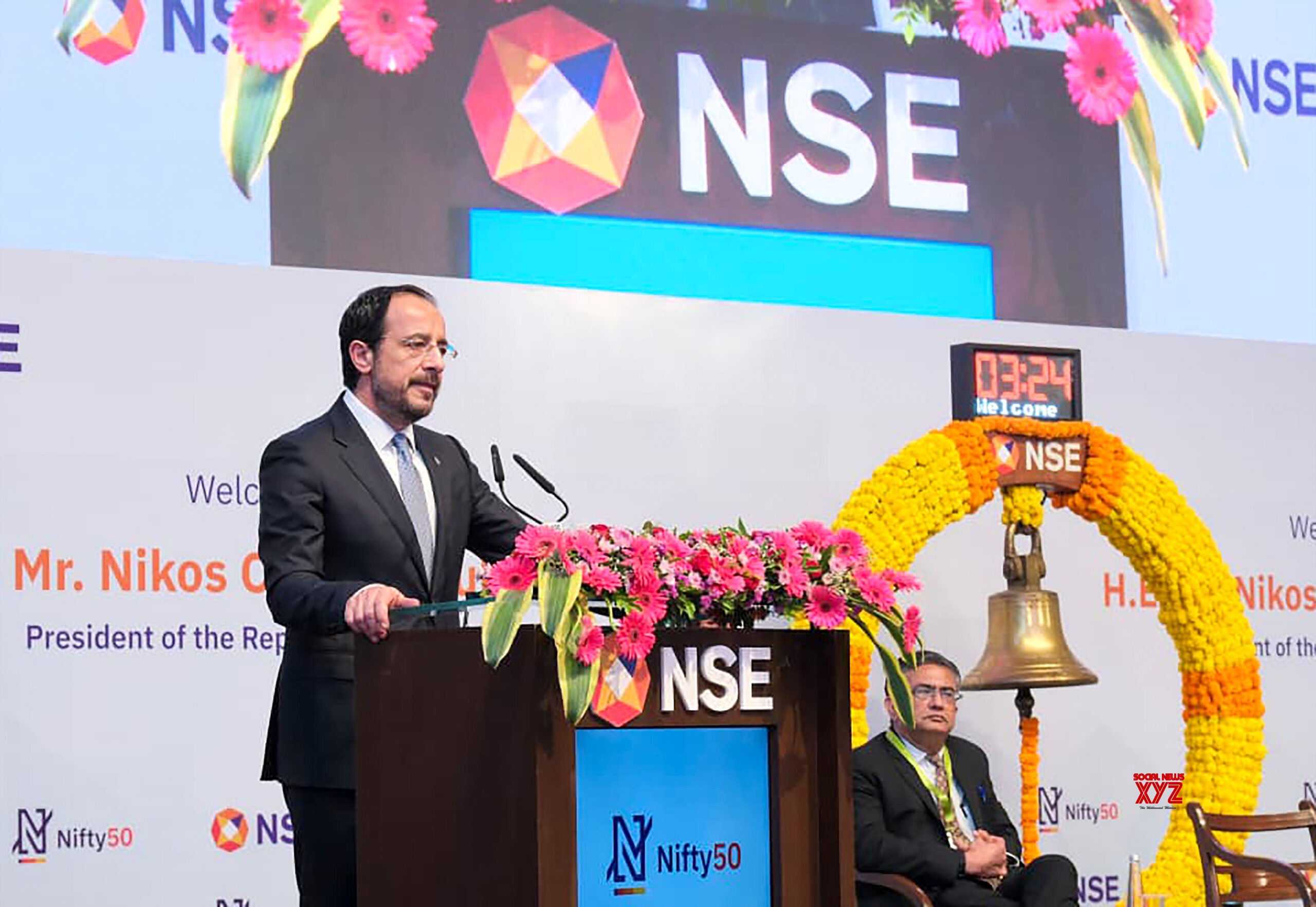 Mumbai: Cyprus President Visits NSE #Gallery Mumbai: Cyprus President Visits NSE #Gallery
