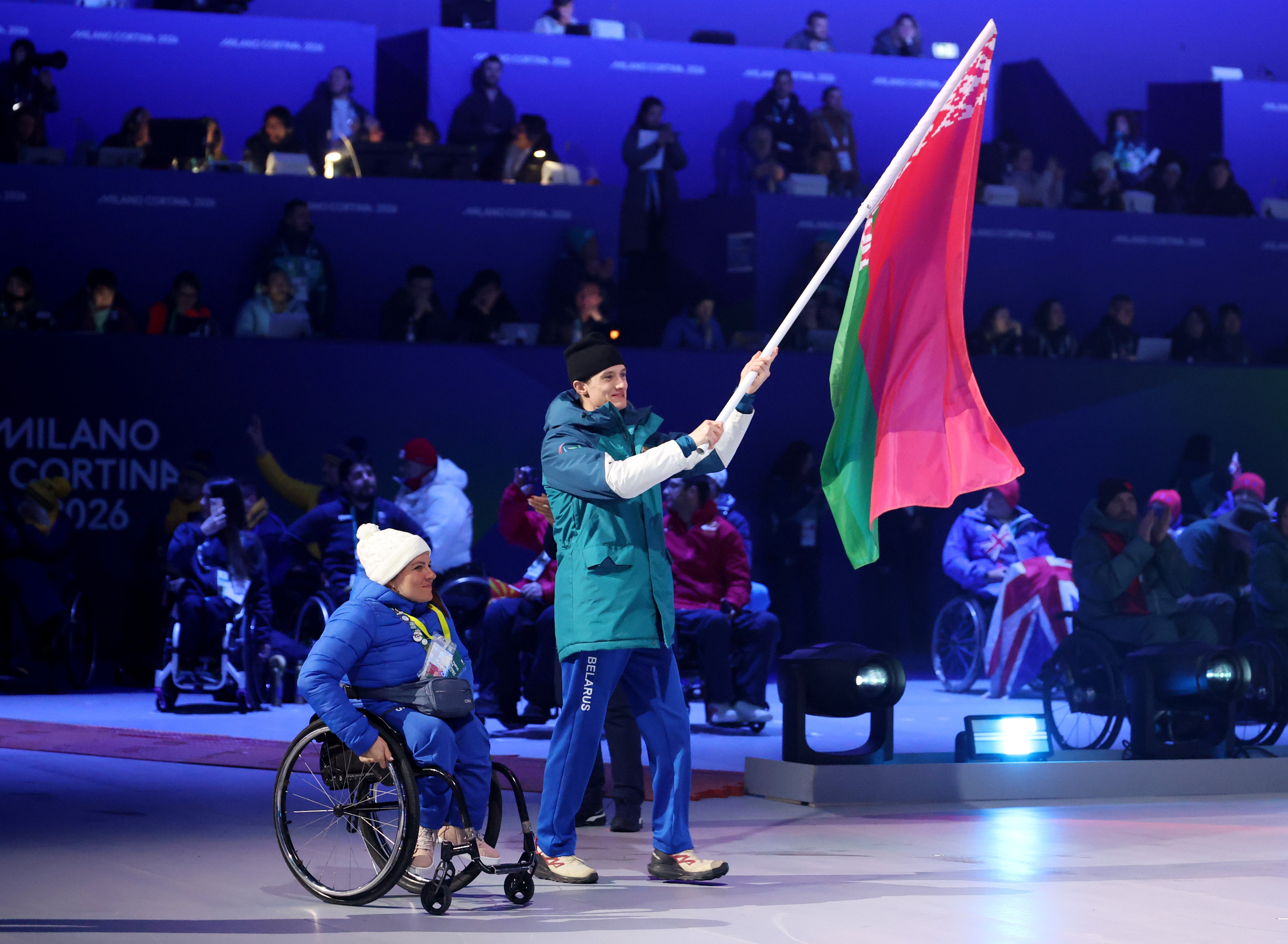 Belarusian athletes also competed at the Winter Paralympics earlier this year