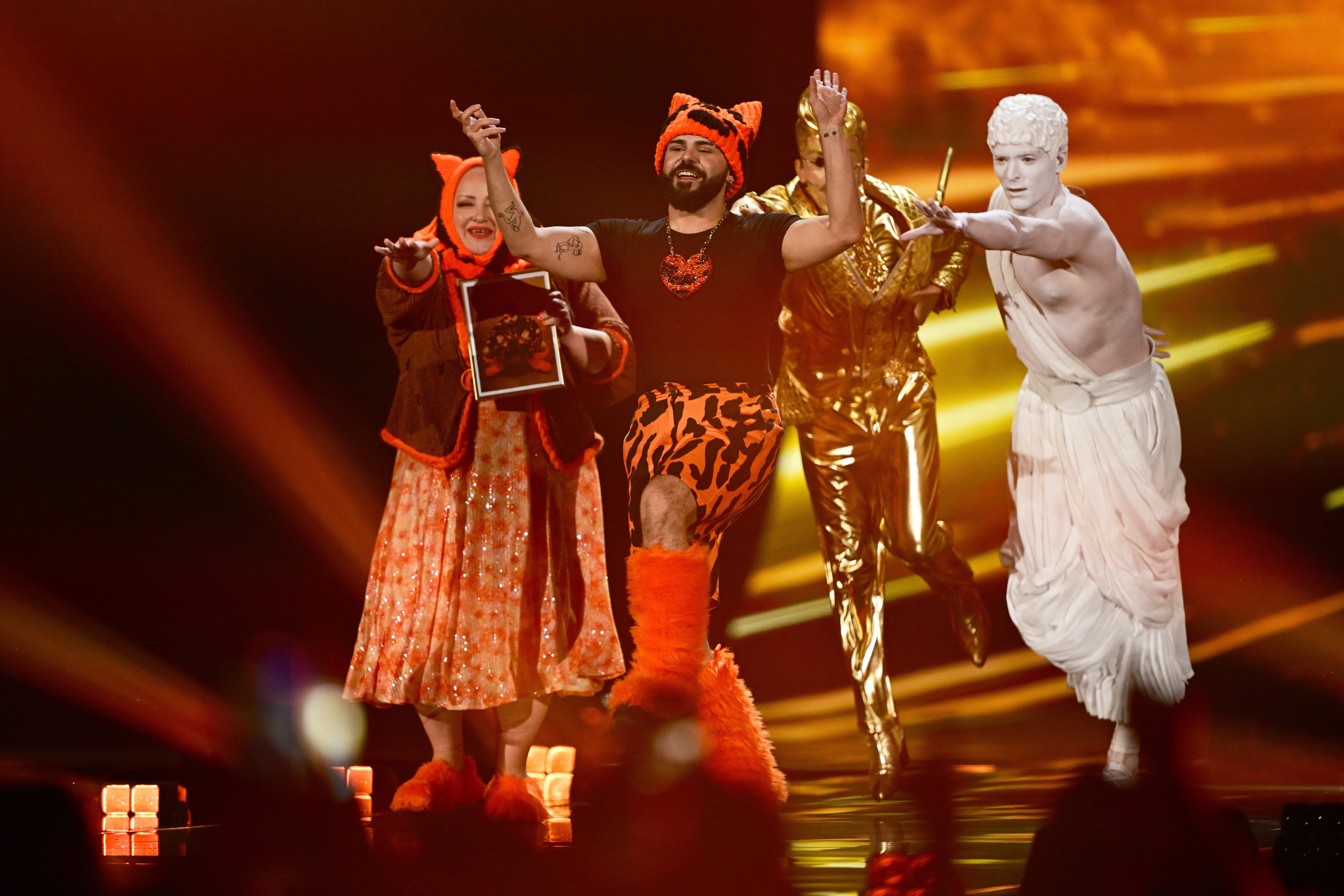 Greek contestant Akylas made it through the final