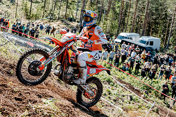 Andrea Verona fights back for first EnduroGP victory of 2026 on day one in Finland Andrea Verona fights back for first EnduroGP victory of 2026 on day one in Finland