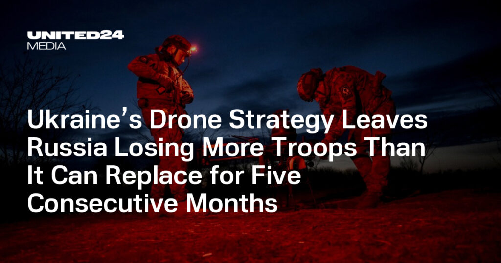 Ukraine’s Drone Strategy Leaves Russia Losing More Troops Than It Can Replace for Five Consecutive Months — UNITED24 Media