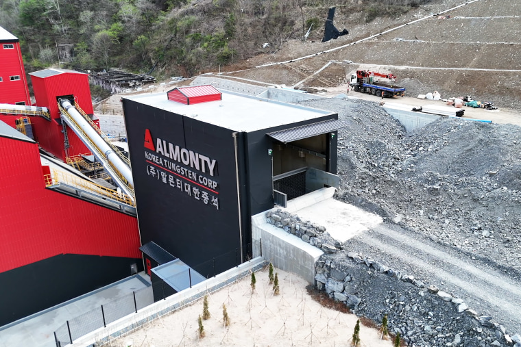Almonty Industries’ Sangdong tungsten mine in South Korea.