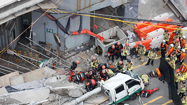 Seoul Mayoral Candidates Suspend Campaign after Overpass Collapse