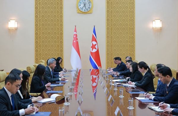 KCNA: N. Korean Foreign Minister Meets Singaporean Counterpart in Pyongyang