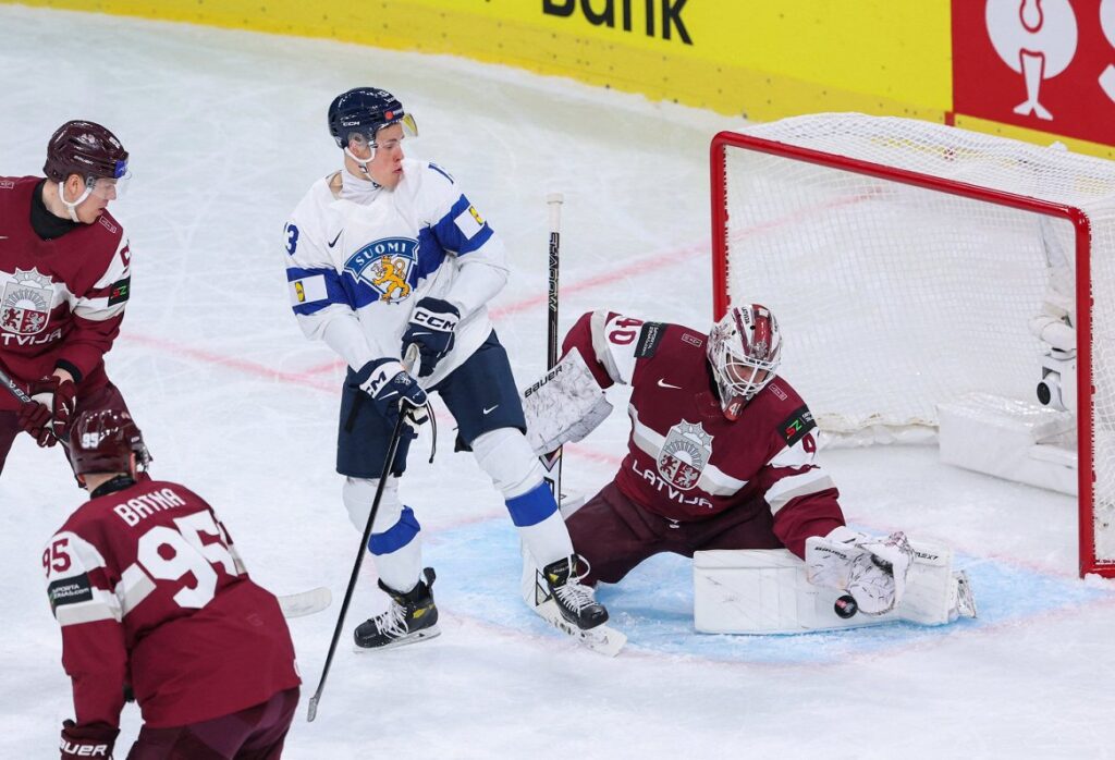 Finland proves too good for Latvia at hockey world championship Finland proves too good for Latvia at hockey world championship