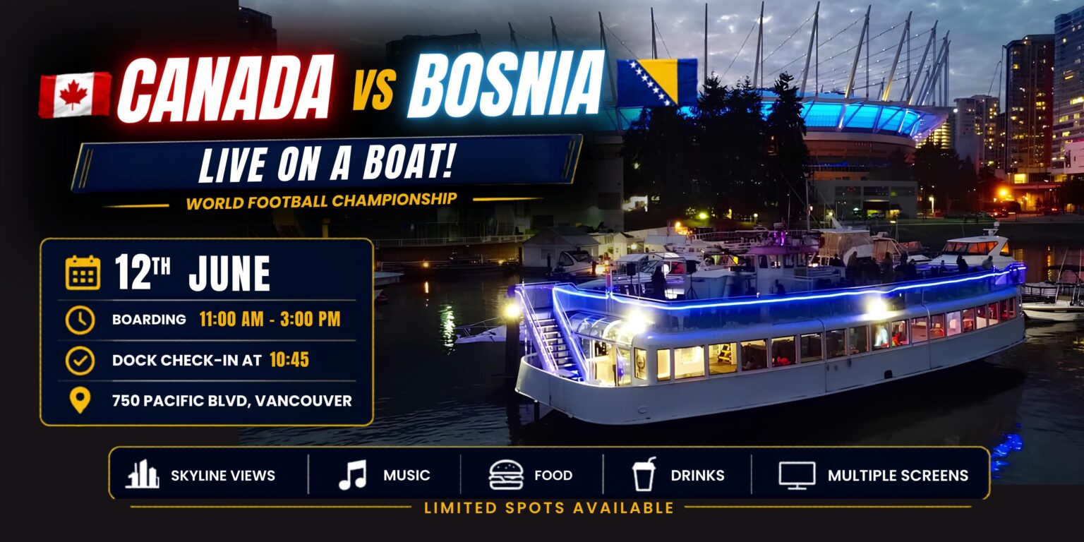 Watch The World Cup Canada Vs Bosnia Match On A Boat